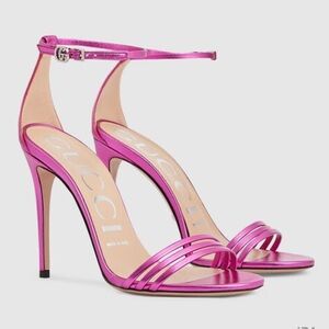 Authentic Gucci Women’s Ankle strap Heel Sandals size 38